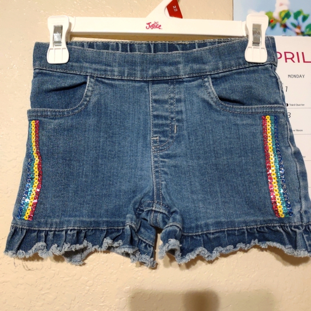 Little girl's jean shorts